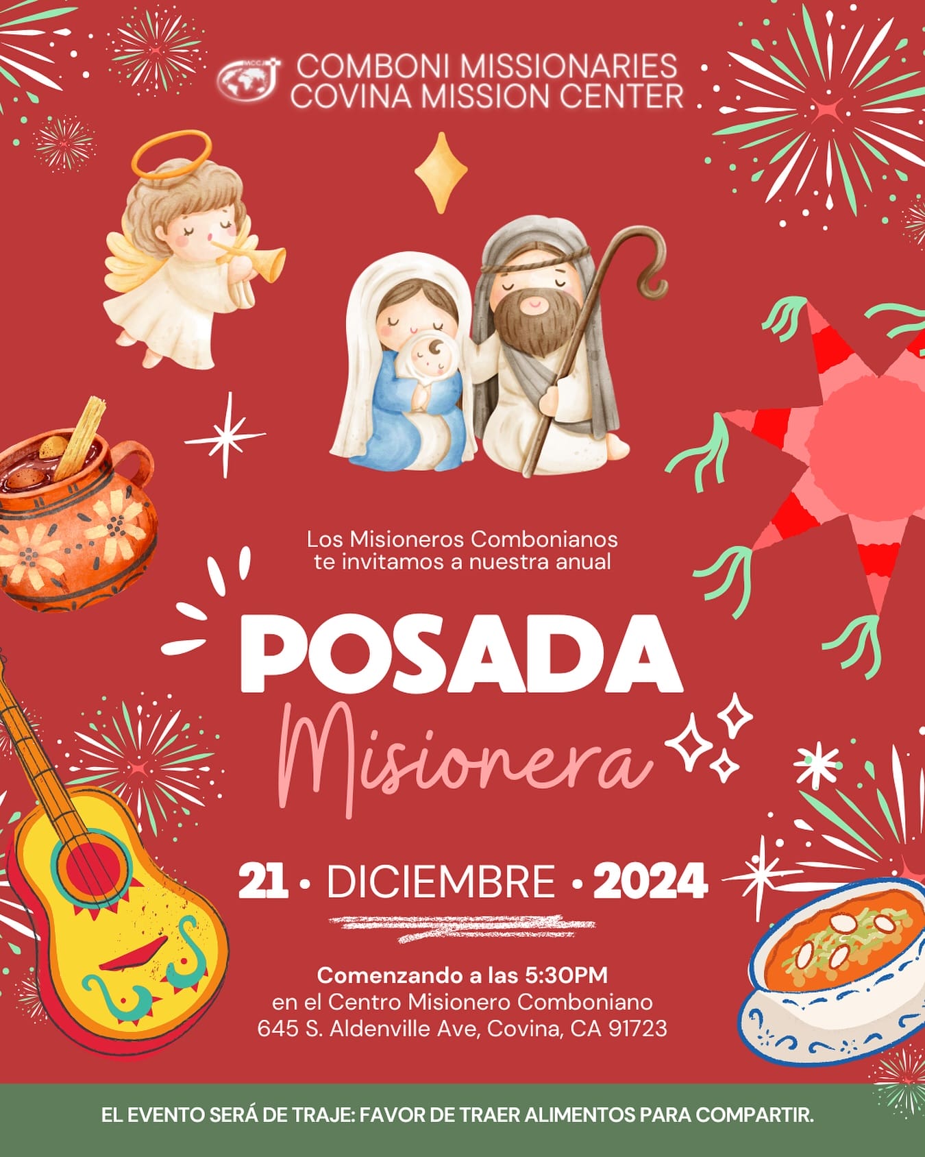 Posada event at the Covina Mission Center December 21