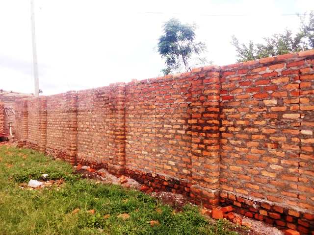 brick fence