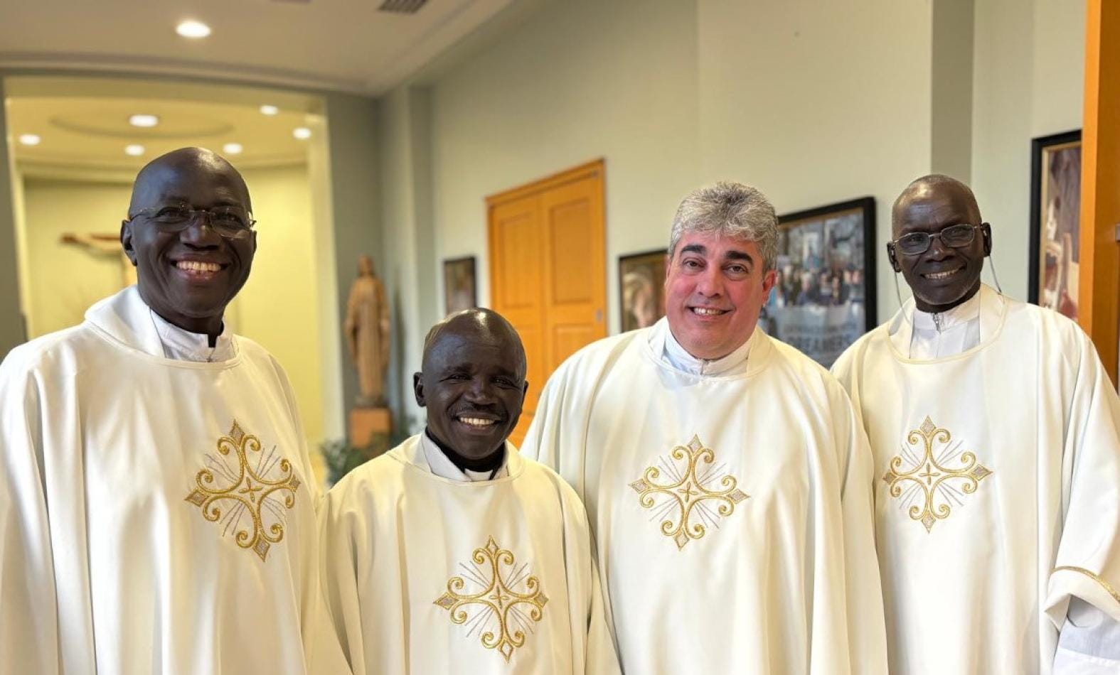 Fr Ruffino, Fr Chris, Fr David and Fr Louis